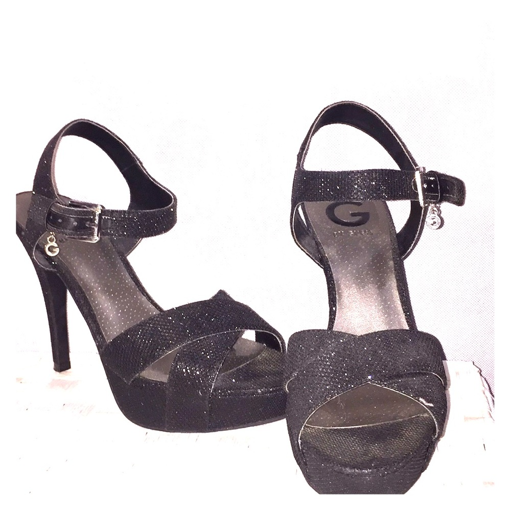 By Guess black heels